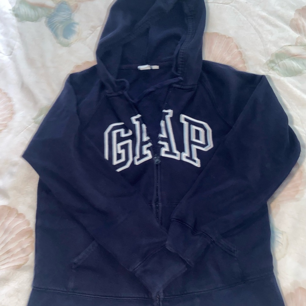 GAP Dark Blue Zip-Up Hoodie
